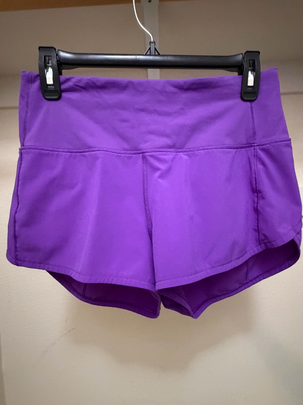 lululemon athletica Purple high rise speed up Shorts